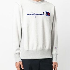 Champion inside-out sweater
